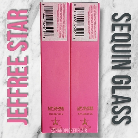 Jeffree Star The Gloss Sequin Glass Duo Bundle of 2 NIB NWT - Picture 2 of 6